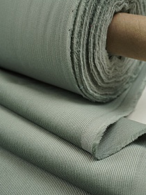 Микровельвет цв.Серо-мятная дымка, ш.1.45м, хлопок-100%, 200гр/м.кв