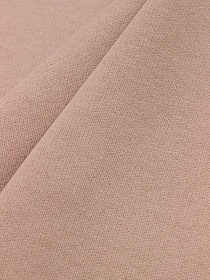 Футер 2-х нит. начес цв.Св.бежево-розовый, ш.2.14м (1,07м*2,чул), Карде/Ое, хл-90%, п/э-10%