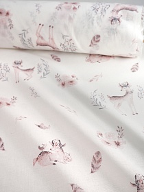 Ситец детский "Волшебная лань", СОРТ2, ш.0.95м, хлопок-100%, 95гр/м.кв