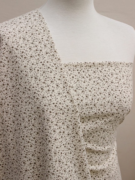 Теплый хлопок "Алессия" цв.молочно-кремовый, ш.1.5м, хлопок-100%, 160гр/м.кв