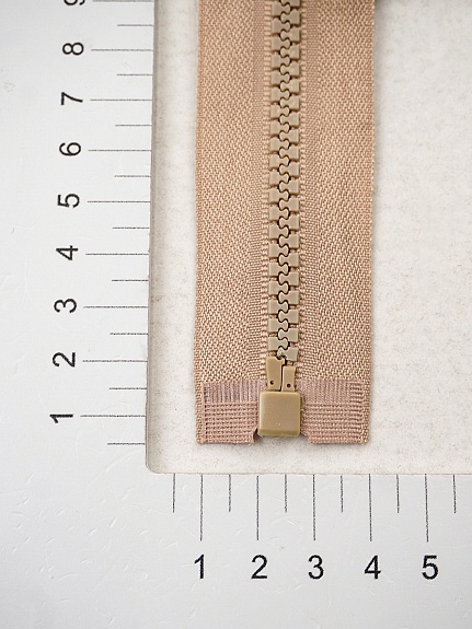 Молния тракторная №5 цв.темный телесно-бежевый, СОРТ2, 60см