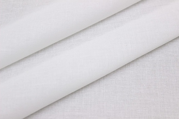 Мерный лоскут - Ситец Полина цв.белый, ш.0.8м, хлопок-100%, 86гр/м.кв