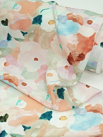 Штапель Премиум (Digital) "Дорис", ш.1.45м, вискоза-100%, 105гр/м.кв