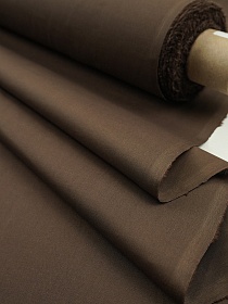 Мерный лоскут Импортный хлопок цв.Шоколадно-коричневый, ш.1.55м, хлопок-100%, 115гр/м.кв