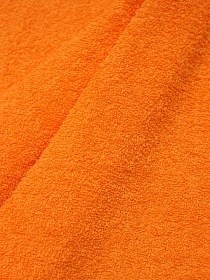 Махровая ткань цв.Оранжевый, ш.1.5м, хлопок-100%, 350гр/м.кв