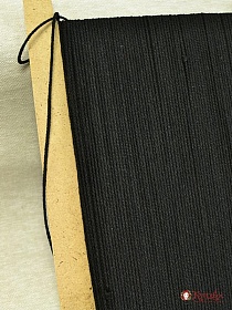 Шнур цв.Черный, ш.3мм, хлопок-100%