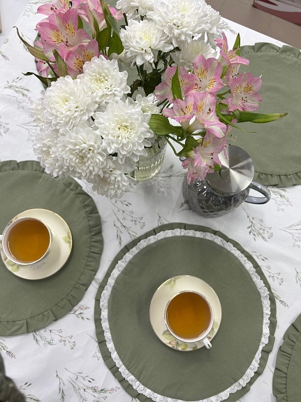 Скатерть из ткани Дак/Duck (Digital) "Ласковый ветер"