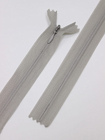 Молния потайная н/р цв.св.серо-кофейный, 50см, нейлон