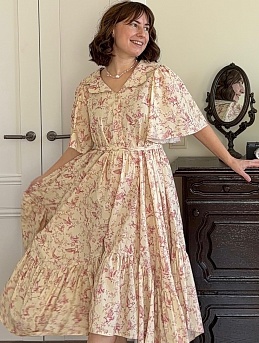 Платье из батиста "Сад мелодий"