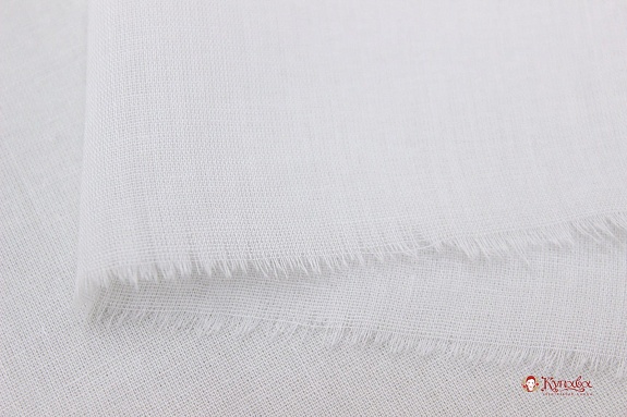 Батист цв.Молочно-белый, ш.1.5м, хлопок-100%, 80гр/м.кв