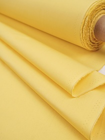 Импортный хлопок цв.Св.лимонно-желтый, ш.1.55м, хлопок-100%, 115гр/м.кв