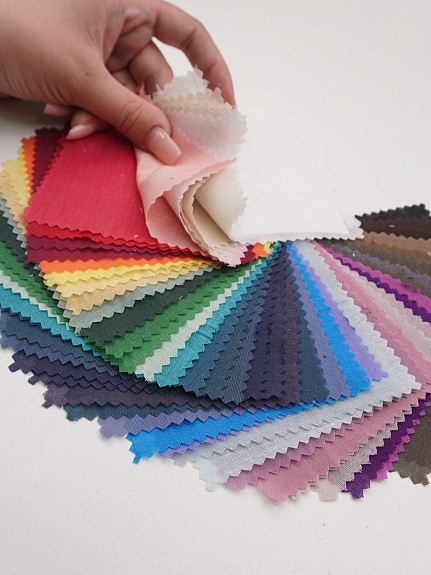 Комплект образцов "Батист однотонный" №1