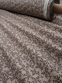 Поплин "Легкость ветра" цв.бежево-кофейный, ш.2.2м, хлопок-100%, 100гр/м.кв