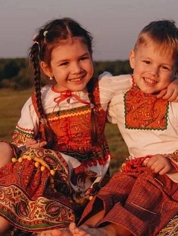 Детская одежда в русском стиле из Рогожки и Шитья и Пестряди 