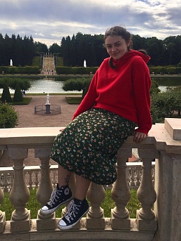 Юбка из штапеля Премиум "Танец цветов"