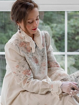 Платье винтаж из серии полульна "Поллианна" 