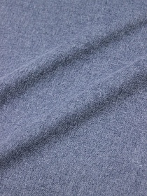 Теплый хлопок меланж цв.Серо-синий винтаж, ш.1.5м, хлопок-60%, пэ-40%, 160гр/м.кв