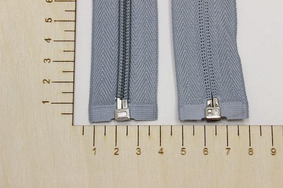 Молния спиральная №5 цв.св.серо-голубая дымка, 40см