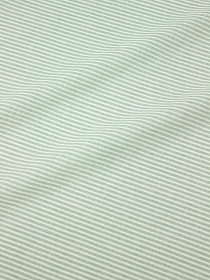 Вареный (стираный) хлопок "Белая полоска на т.морозно-зеленом", ш.2.5м, хлопок-100%, 110гр/м.кв