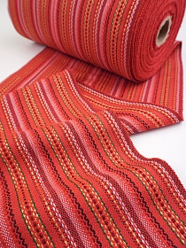 Этническое полотно цв.красный, 250мм, п/э-100%