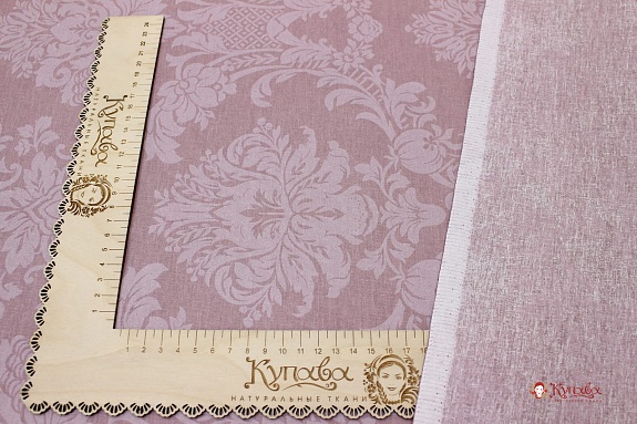 Поплин Коллекция "Набивной жаккард" цв.розово-сиреневый флер, ш.2.2м, хл-100%, 110гр/м.кв