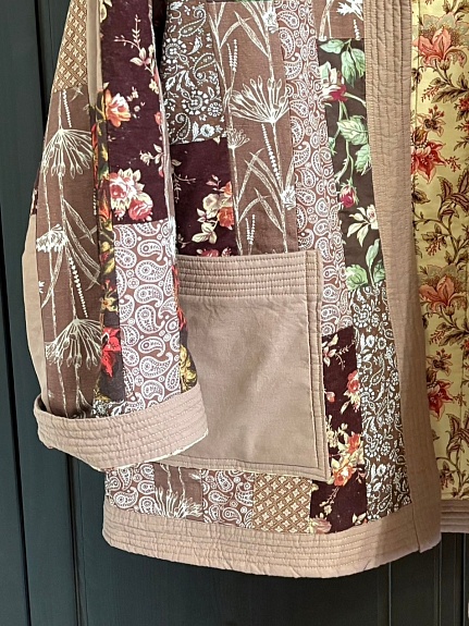 Куртка в лоскутной технике 