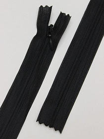 Молния потайная н/р цв.черный, 50см, нейлон