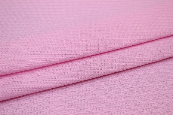 Вафельное полотно цв.Светло-розовый, ш.1.5м, хл-100%, 150гр/м.кв