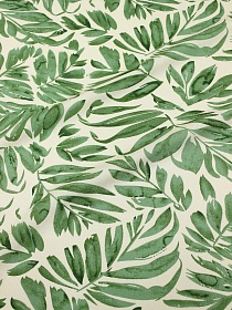 Штапель "Весенняя листва", ш.1.45м, вискоза-100%, 90гр/м.кв