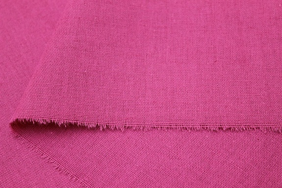 Полулен (жгутовое окрашивание) цв.Бледная фуксия, ш.1.5м, лен-30%, хлопок-70%, 140гр/м.кв