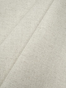 Мерный лоскут (ткань в отрезах) - Полульняная саржа цв.Суровый, ш.1.6м, лен-32%, хл-68%, 175гр/м.кв