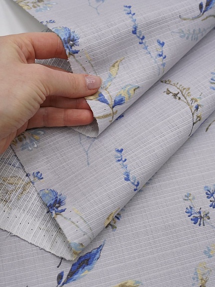 Ткань для столового белья с пропиткой "Летний вальс", ш.1.55м, хлопок-100%, 170гр/м.кв