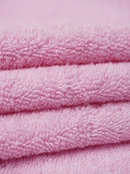 Махровая ткань Люкс цв.Светло-розовый, ш.1.55м, хлопок-100%, 550гр/м.кв