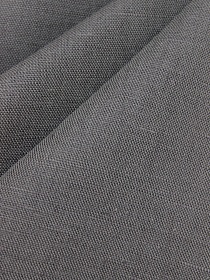 Полулен гладкокрашенный цв.Темно-серый с зеленым оттенком, ш.1.5м, лен-57%, хлопок-43%, 200гр/м.кв