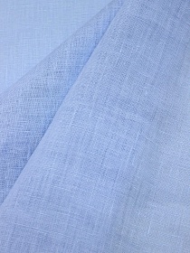 Лен сорочечный с эффектом мятости цв.Небесно-голубой, ш.1.45м, лен-100%, 125гр/м.кв