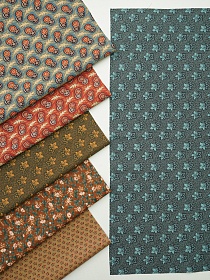 Набор тканей для рукоделия "Импортный хлопок: Дорит", 45см*30см, 6шт