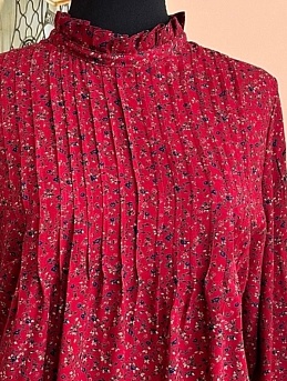 Изящная блуза из штапеля Премиум "Кукольная нежность"