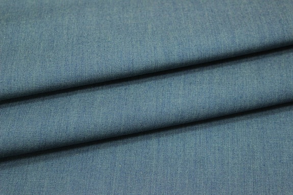 Сорочечная джинсовая ткань цв.Мурена меланж, СОРТ2, ш.1.45м, хлопок-50%, вискоза-50%, 137гр/м.кв
