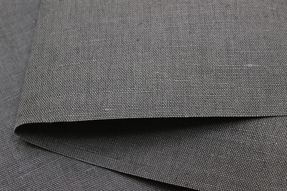 Полулен (жгутовое окраш) цв.Брезентово-серый-2, ш.1.5м, лен-57%, хлопок-43%, 200гр/м.кв