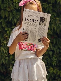 Детская двухъярусная юбка из шитья "Виорика" 