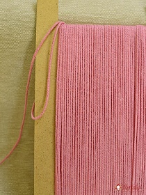 Шнур цв.розовый, 2мм, хлопок-100%