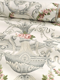 Ткань Дак "Версальская ваза", ш.1.85м, хлопок-65%, п/э-35%, 200гр/м.кв