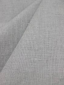 Полулен гладкокрашенный (жгутовое окраш) цв.Серый с зеленым оттенком, ш.1.5м, лен-57%, хлопок-43%