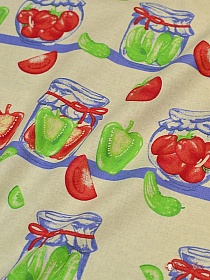 Хлопколен "Соленья", ш.1.5м, лен-9%, хлопок-91%, 200гр/м.кв