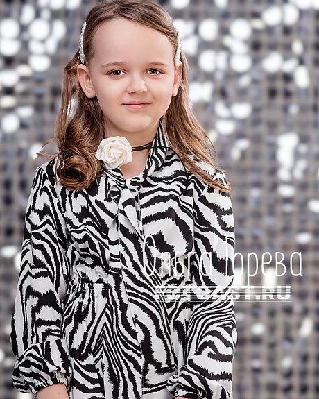 Платье из Штапеля "Сафари"