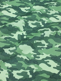 Бязь "Камуфляж" цв.зеленый, ш.1.5м, хлопок-100%, 120гр/м.кв