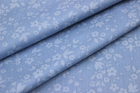 Сатин "Фотини" цв.сизый, СОРТ2, ш.1.60м, хлопок-100%, 110гр/м.кв