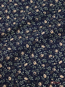 Импорт. хлопок "Мелания" цв.чернильный, ш.1.5м, хлопок-100%, 100гр/м.кв