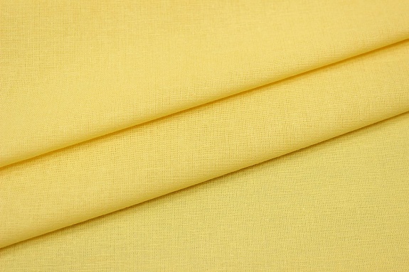 Полулен с умягчением цв.Банановый, СОРТ2, ш.1.5м, лен-30%, хлопок-70%, 140гр/м.кв