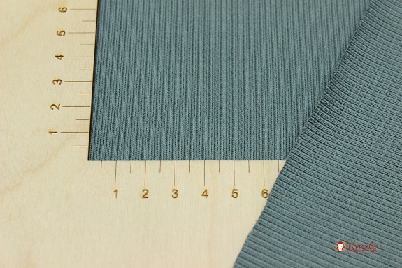 Кашкорсе цв.Светлая хвоя-2, ш.1.16м (0.58м*2, чулок), Пенье, хлопок-95%, эластан-5%, 380гр/м.кв